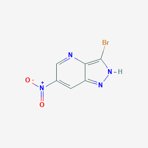 molecular formula C6H3BrN4O2 B13652937 3-Bromo-6-nitro-1H-pyrazolo[4,3-b]pyridine 