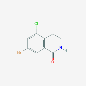 7-Bromo-5-chloro-3,4-dihydroisoquinolin-1(2H)-one