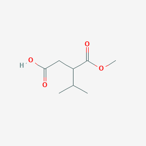 (3S)-3-methoxycarbonyl-4-methyl-pentanoic acid