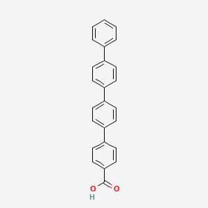 molecular formula C25H18O2 B13653033 4-[4-(4-phenylphenyl)phenyl]benzoic acid 