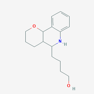 molecular formula C16H23NO2 B1365308 4-[3,4,4a,5,6,10b-Hexahydro-2H-pyrano[3,2-c]quinolin-5-yl]-1-butanol 