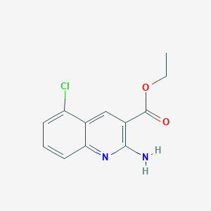 Ethyl 2-amino-5-chloroquinoline-3-carboxylate