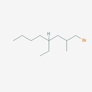 1-Bromo-4-ethyl-2-methyloctane