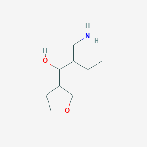 2-(Aminomethyl)-1-(tetrahydrofuran-3-yl)butan-1-ol