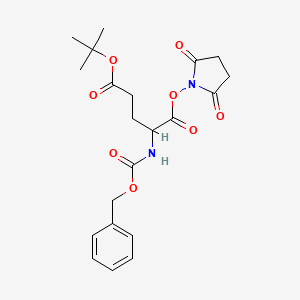 molecular formula C21H26N2O8 B13653155 Z-GluOtBu-OSu 