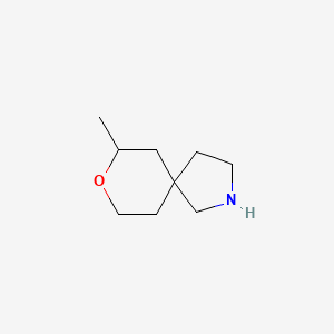 molecular formula C9H17NO B13653221 7-Methyl-8-oxa-2-azaspiro[4.5]decane 