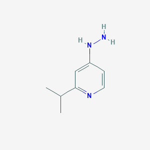 4-Hydrazinyl-2-isopropylpyridine