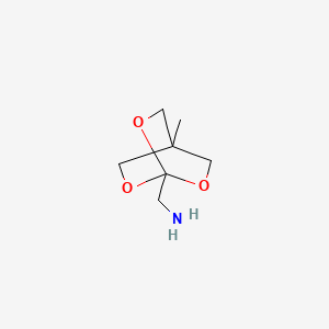 molecular formula C7H13NO3 B1365325 (4-Methyl-2,6,7-trioxabicyclo[2.2.2]octan-1-yl)methanamine 