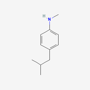 N-methyl-4-(2-methylpropyl)aniline