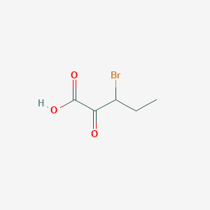 molecular formula C5H7BrO3 B13653281 3-Bromo-2-oxopentanoic acid 