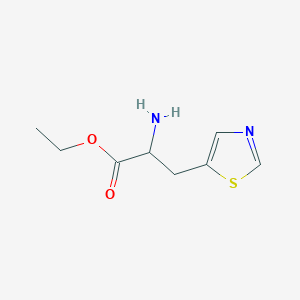 Ethyl 2-amino-3-(thiazol-5-yl)propanoate