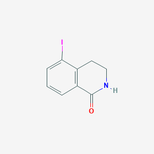 molecular formula C9H8INO B13653326 5-Iodo-3,4-dihydroisoquinolin-1(2H)-one 