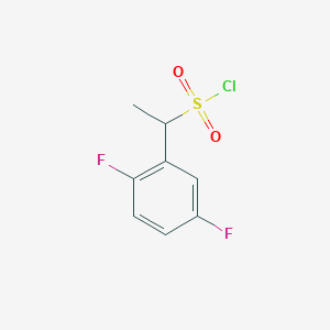 1-(2,5-Difluorophenyl)ethane-1-sulfonyl chloride