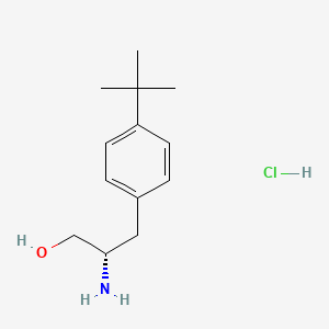 molecular formula C13H22ClNO B13653374 (S)-2-Amino-3-(4-(tert-butyl)phenyl)propan-1-ol hydrochloride 