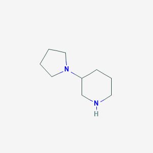 molecular formula C9H18N2 B136534 3-(吡咯啉-1-基)哌啶 CAS No. 144243-28-7