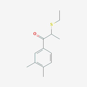 1-(3,4-Dimethylphenyl)-2-(ethylthio)propan-1-one