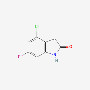 4-Chloro-6-fluoroindolin-2-one