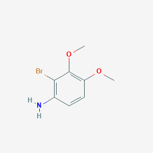 molecular formula C8H10BrNO2 B13653468 2-Bromo-3,4-dimethoxyaniline 