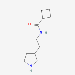 n-(2-(Pyrrolidin-3-yl)ethyl)cyclobutanecarboxamide