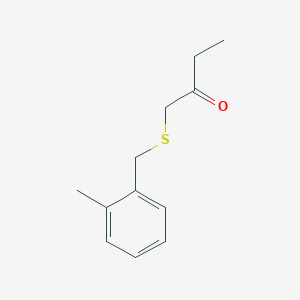 1-((2-Methylbenzyl)thio)butan-2-one