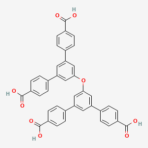 4-[3-[3,5-bis(4-carboxyphenyl)phenoxy]-5-(4-carboxyphenyl)phenyl]benzoic acid