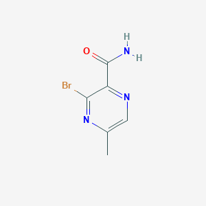 3-Bromo-5-methylpyrazine-2-carboxamide