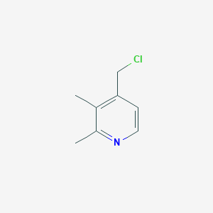 molecular formula C8H10ClN B13653583 4-(Chloromethyl)-2,3-dimethylpyridine 