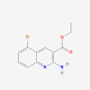 Ethyl 2-amino-5-bromoquinoline-3-carboxylate