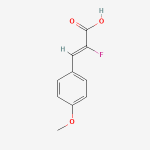 (2Z)-2-Fluoro-3-(4-methoxyphenyl)prop-2-enoic acid