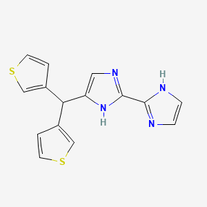 1,1-Bis-thiophen-3-ylmethyl-1H,1H-(2,2)biimidazolyl