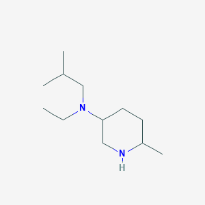 molecular formula C12H26N2 B13653729 n-Ethyl-N-isobutyl-6-methylpiperidin-3-amine 