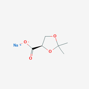 Sodium (R)-2,2-dimethyl-1,3-dioxolane-4-carboxylate