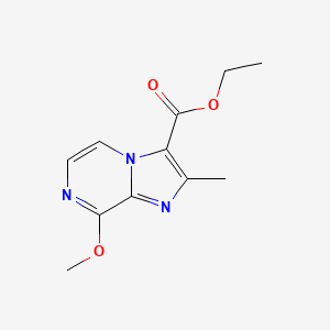 Ethyl 8-methoxy-2-methylimidazo[1,2-a]pyrazine-3-carboxylate