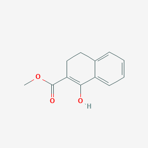 molecular formula C12H12O3 B13653756 Methyl 1-hydroxy-3,4-dihydronaphthalene-2-carboxylate CAS No. 95448-04-7