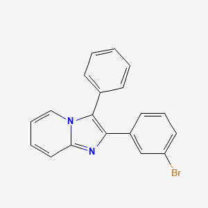 molecular formula C19H13BrN2 B13653762 2-(3-Bromophenyl)-3-phenylimidazo[1,2-a]pyridine 