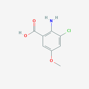 2-Amino-3-chloro-5-methoxybenzoic acid