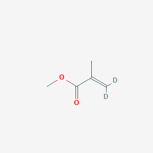 molecular formula C5H8O2 B1365379 Methyl methacrylate-3,3-D2 