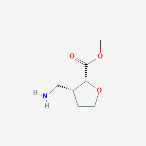 Methyl (2R,3R)-3-(aminomethyl)tetrahydrofuran-2-carboxylate