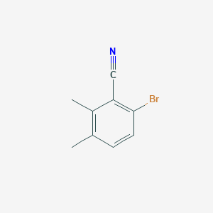 molecular formula C9H8BrN B13653830 6-Bromo-2,3-dimethylbenzonitrile 