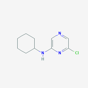 molecular formula C10H14ClN3 B1365385 6-chloro-N-cyclohexylpyrazin-2-amine CAS No. 642459-26-5
