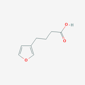 molecular formula C8H10O3 B13653886 4-(Furan-3-yl)butanoic acid 