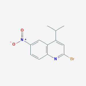 2-Bromo-4-isopropyl-6-nitroquinoline