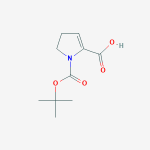 1-[(tert-butoxy)carbonyl]-4,5-dihydro-1H-pyrrole-2-carboxylicacid