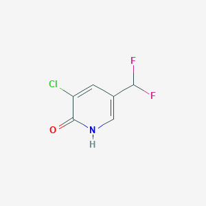 3-Chloro-5-(difluoromethyl)pyridin-2(1H)-one