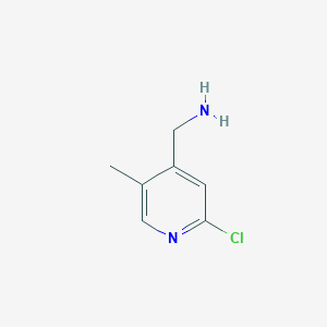 (2-Chloro-5-methylpyridin-4-YL)methanamine