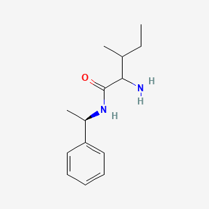 2-Amino-3-methyl-N-((R)-1-phenylethyl)pentanamide