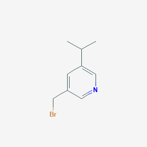 3-(Bromomethyl)-5-isopropylpyridine