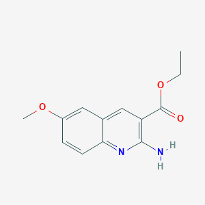 Ethyl 2-amino-6-methoxyquinoline-3-carboxylate