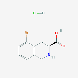 (S)-5-Bromo-1,2,3,4-tetrahydroisoquinoline-3-carboxylic acid hydrochloride