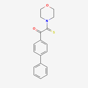 1-([1,1'-Biphenyl]-4-yl)-2-morpholino-2-thioxoethan-1-one